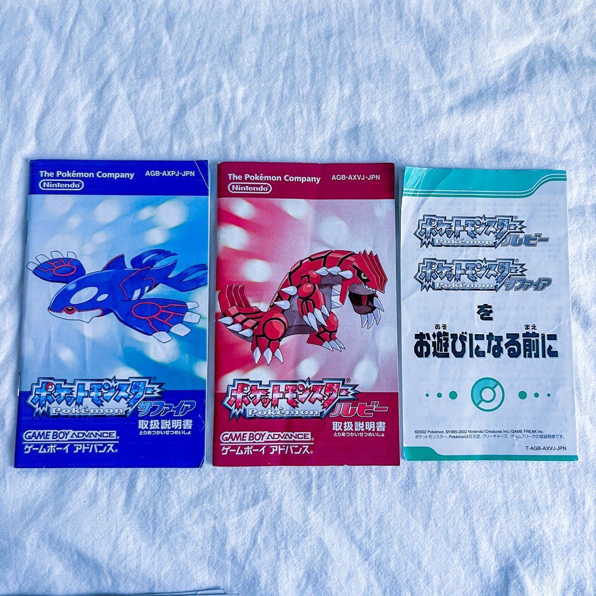 ルビー サファイア 説明書セット ポケモン｜Yahoo!フリマ（旧PayPay
