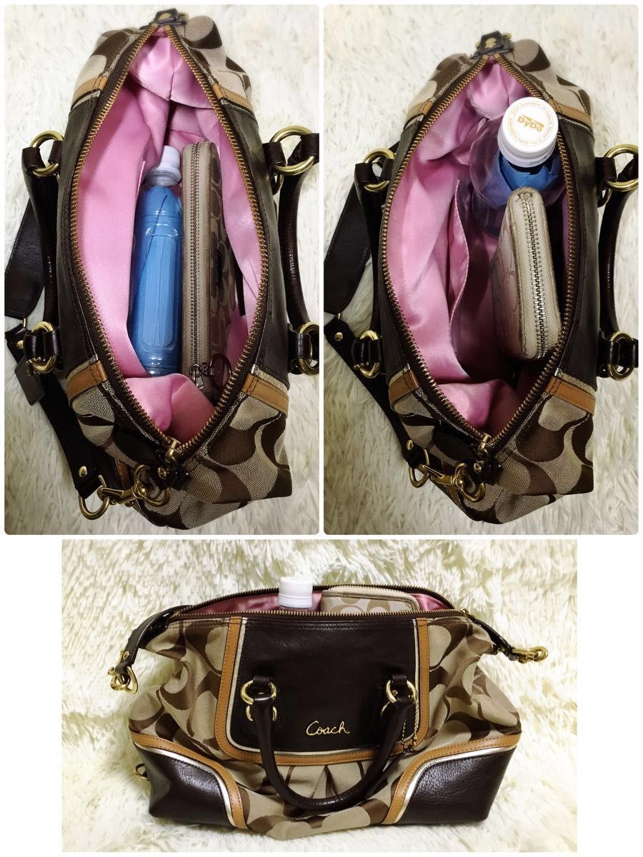 美品 COACH コーチ レディース ハンドバッグ ショルダーバッグ 2way