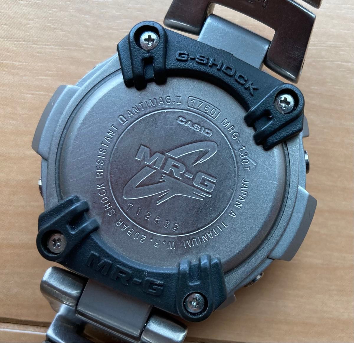 CASIO G-SHOCK MRG-130T チタンモデル 不動部品取り ジャンク カシオ