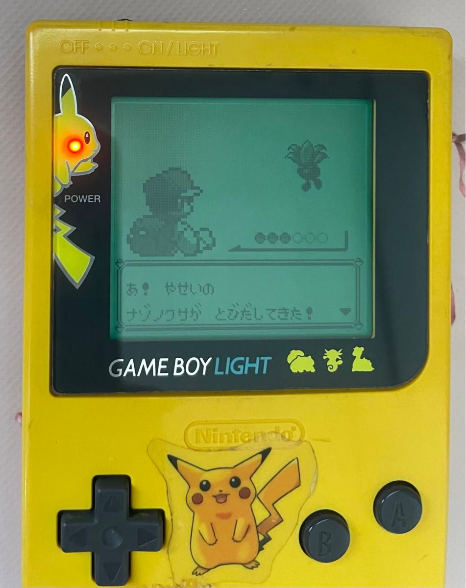 ピカチュウ ゲームボーイ ライト GB 付属のポーチ付き ポケモン