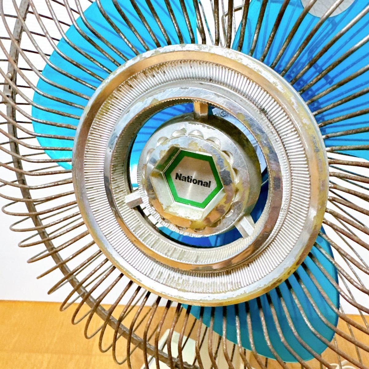 ナショナル 扇風機 昭和レトロ F-30K2K インテリア 置物 昭和家電