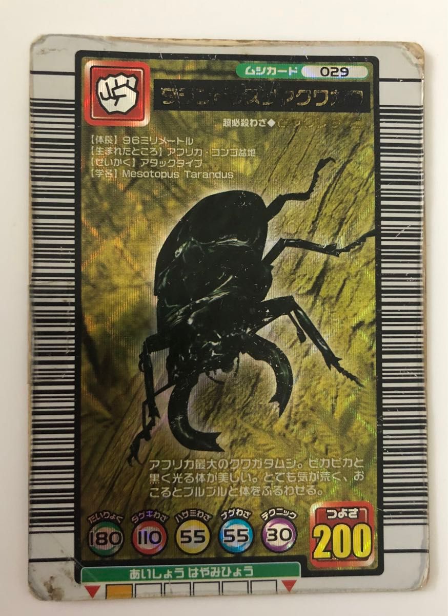 ムシキング タランドゥスツヤクワガタ ZR｜Yahoo!フリマ（旧PayPayフリマ）
