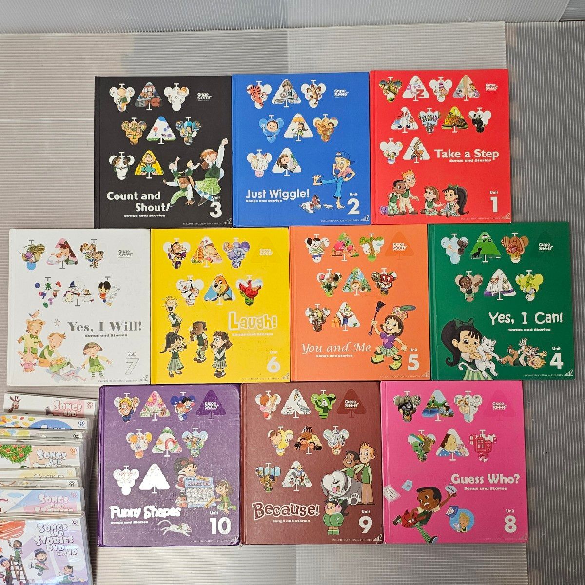 GrapeSEED unit 1 ~ 10 グレープシード ユニット1から10 子ども英語 CD
