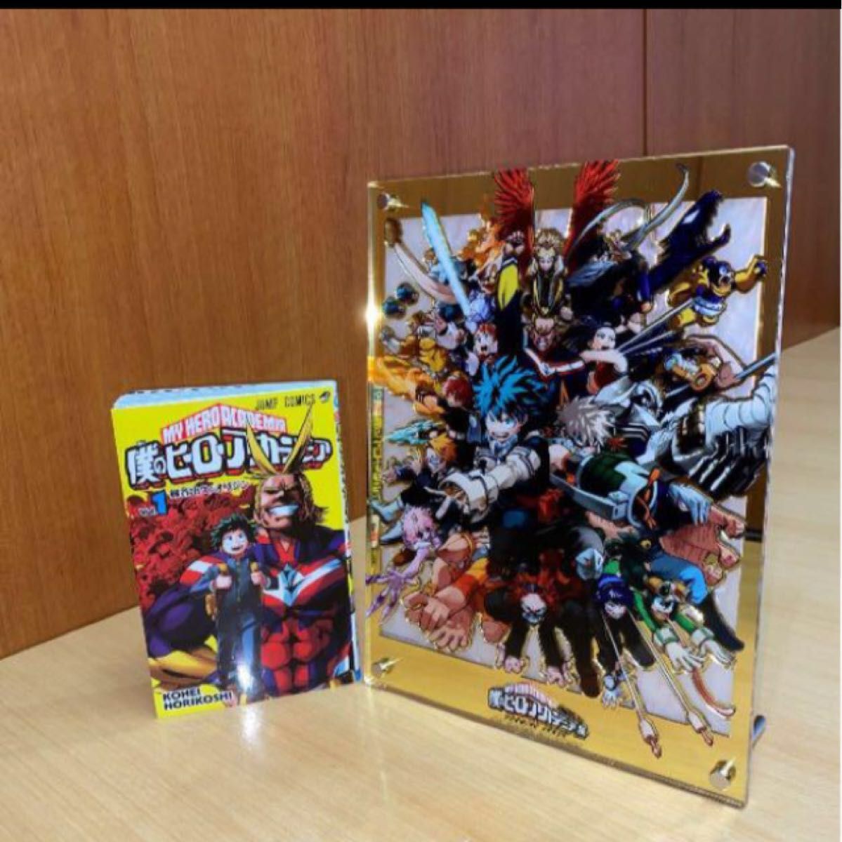 僕のヒーローアカデミア ドラマティックジオラマパネル 原画展 高級