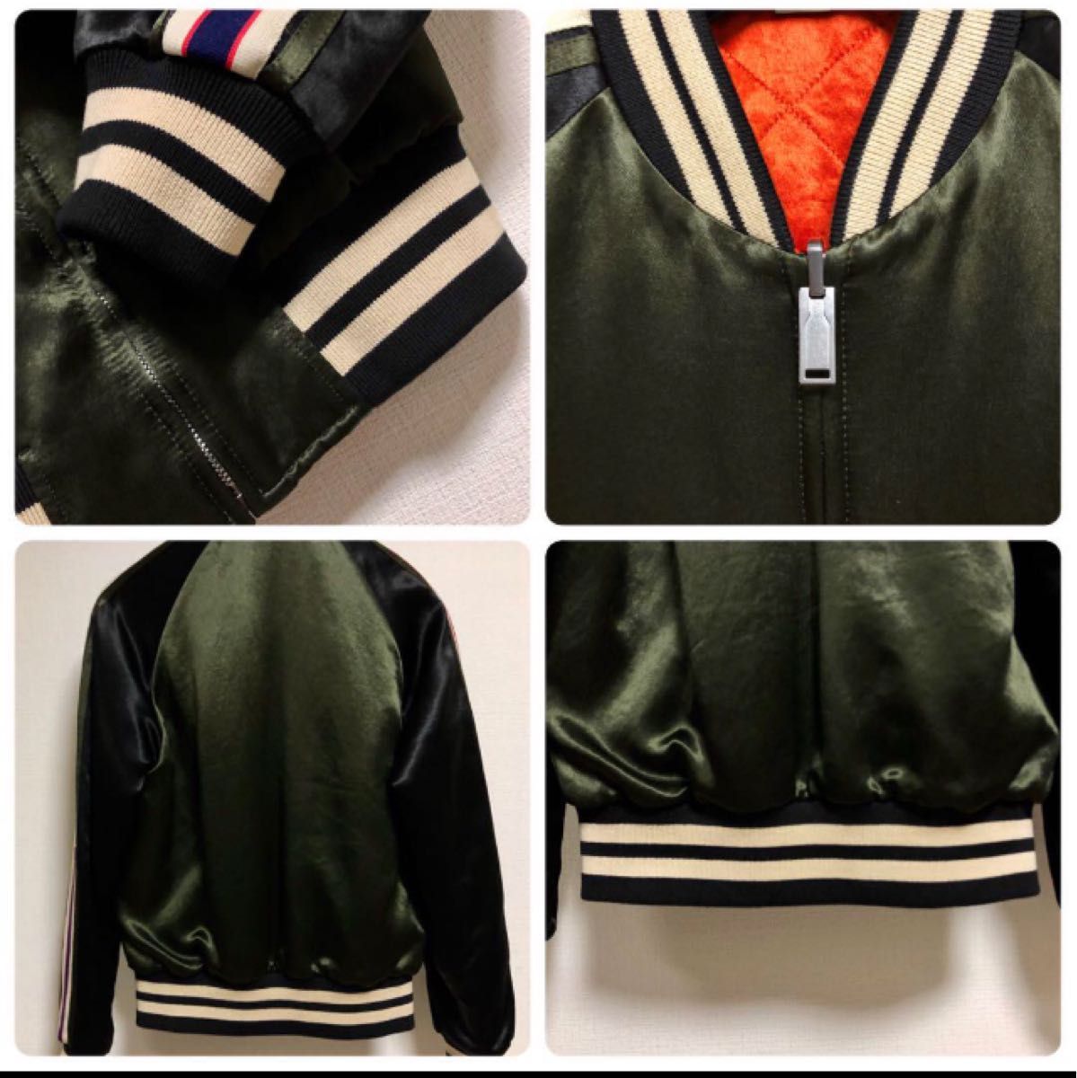 グッチ ボンバージャケット スカジャン ジャケット スタジャン