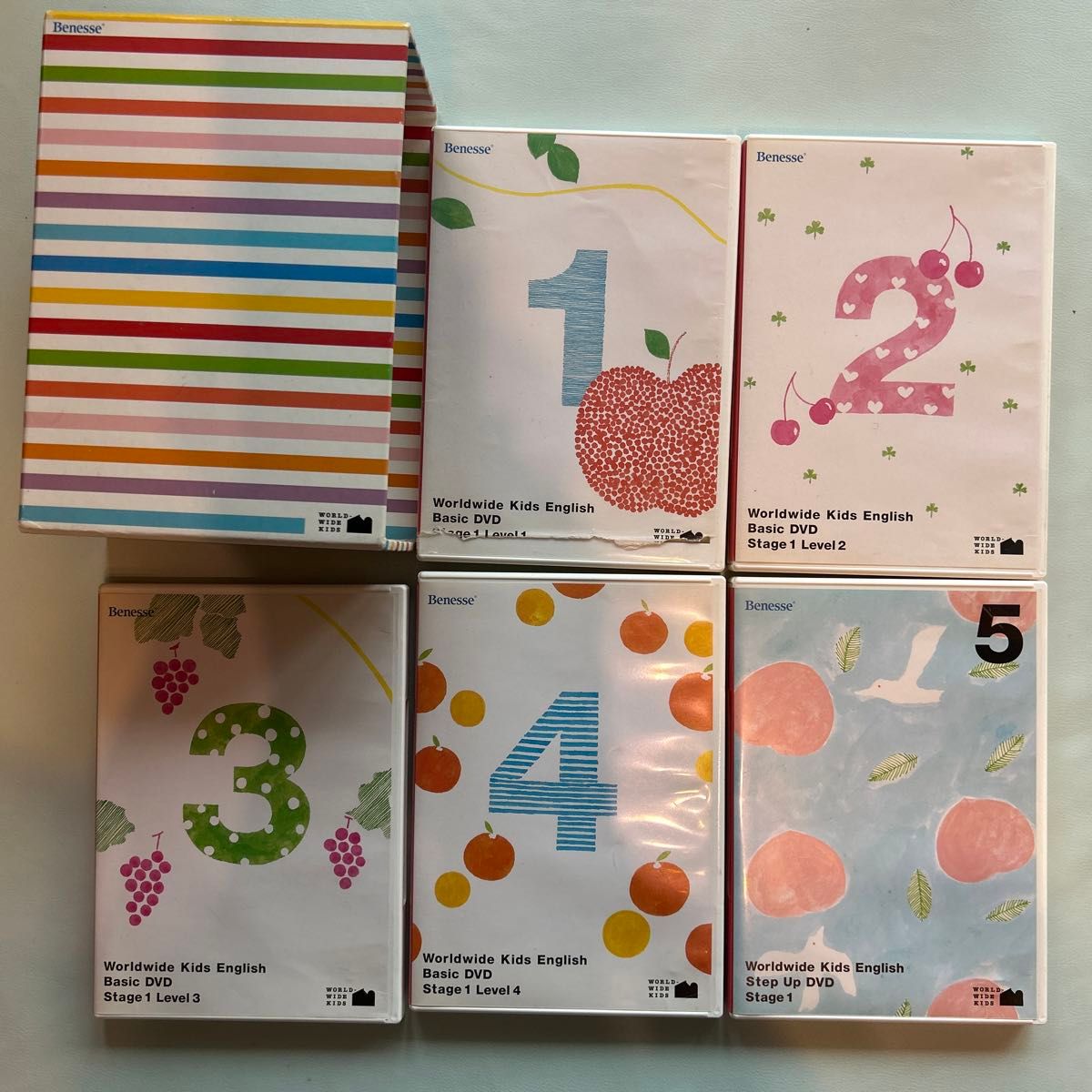 ワールドワイドキッズ DVD 英語教材 Benesse 全30枚 ご希望でCD CD-ROM
