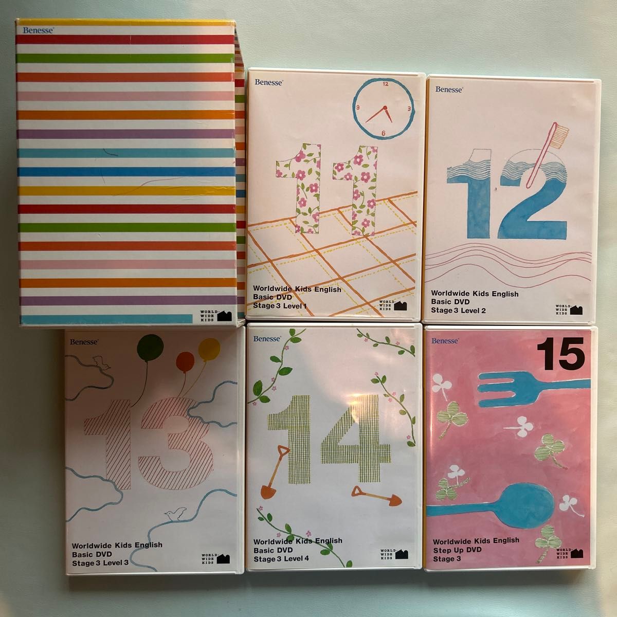 ワールドワイドキッズ DVD 英語教材 Benesse 全30枚 ご希望でCD CD-ROM