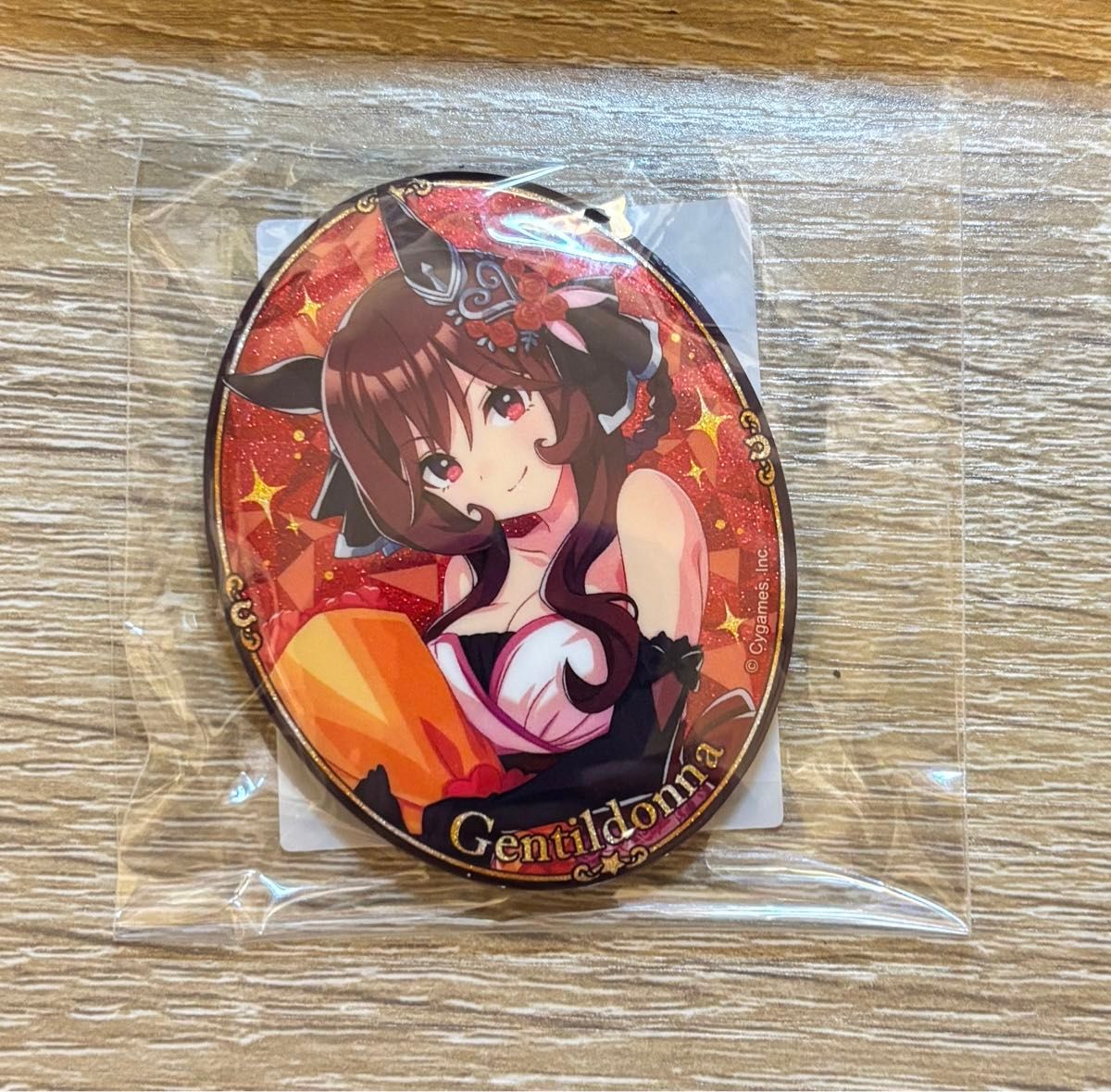 未開封】ジェンティルドンナ ウマ娘 公式グリッター缶バッジ（3rd