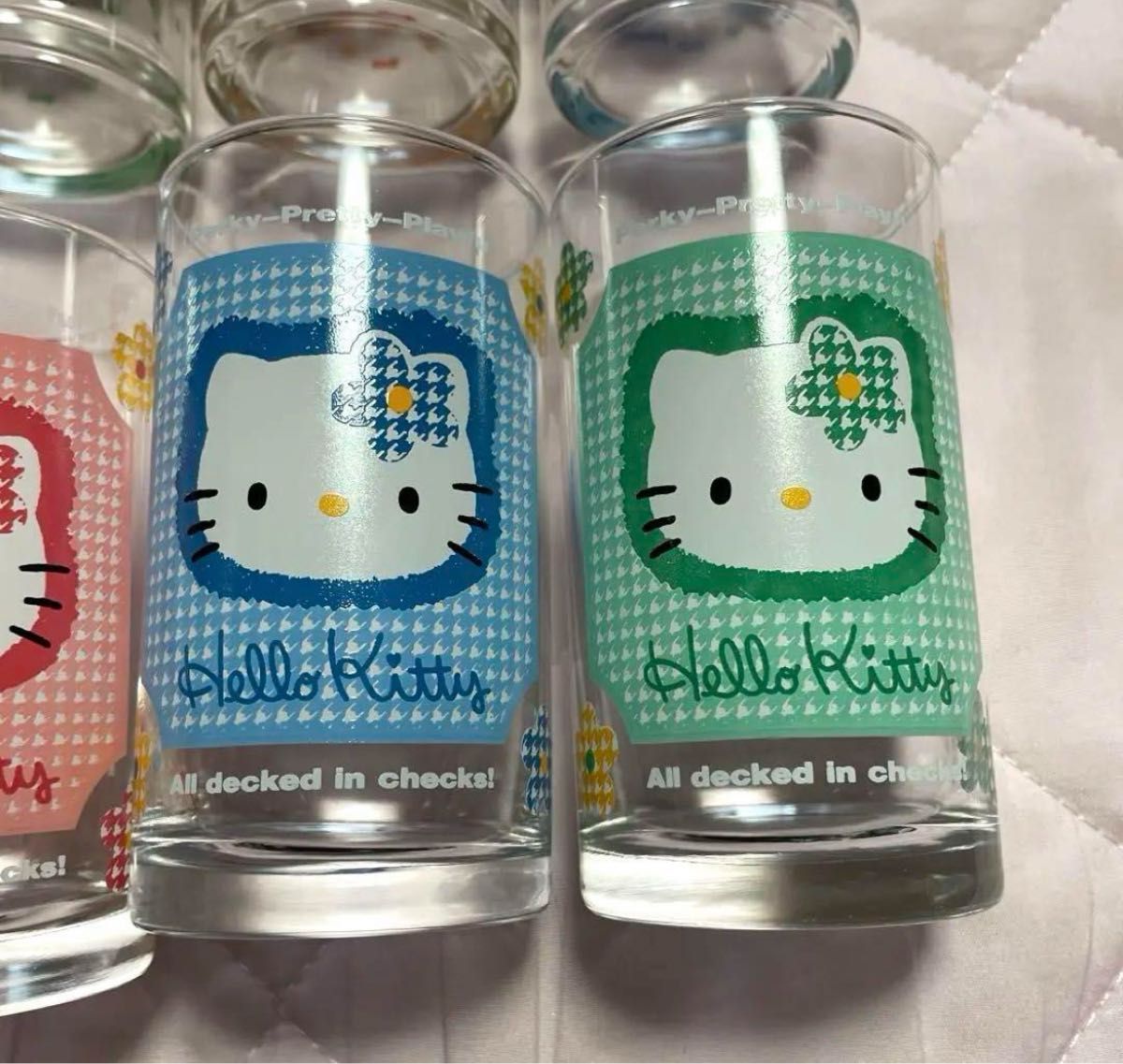 ハローキティ カオハナ ハイビスカス グラス コップ カップ サンリオ