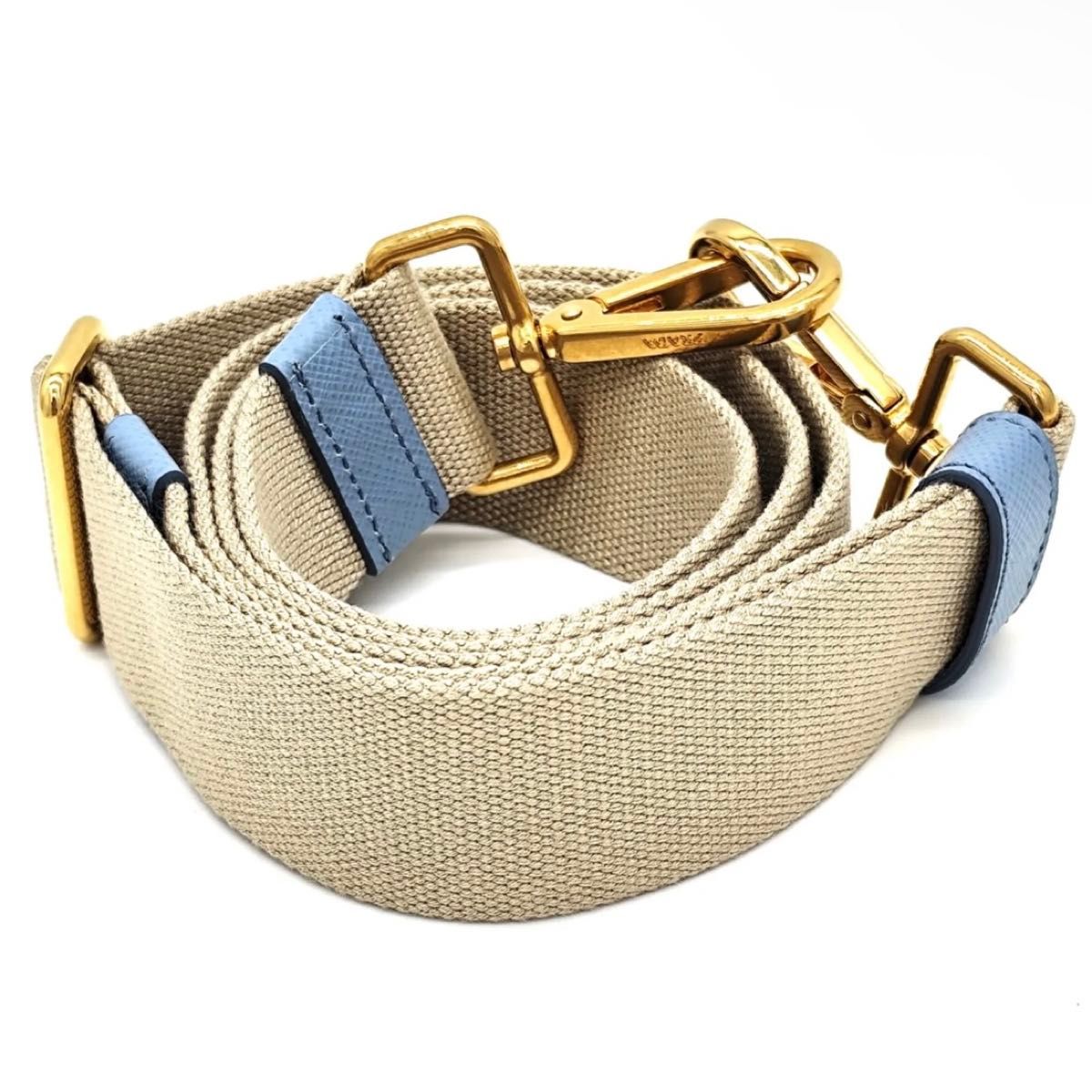 PRADA プラダ ショルダーストラップ キャンバス レザー カナパ用 全長