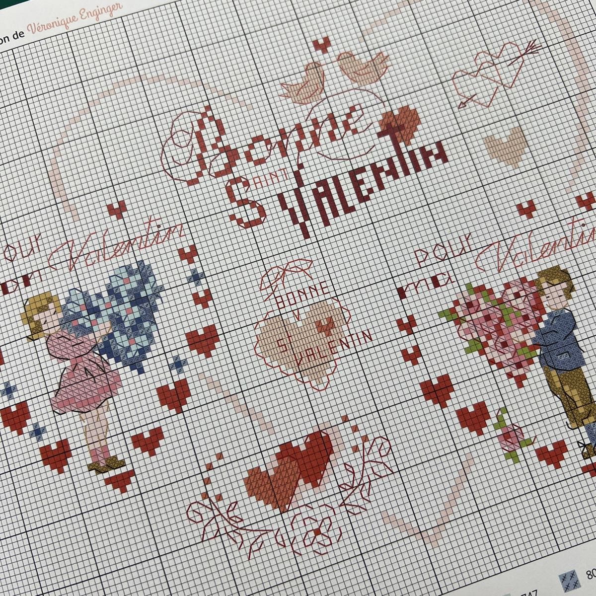 クロスステッチ洋書 Agenda point de croix 2020｜Yahoo!フリマ（旧