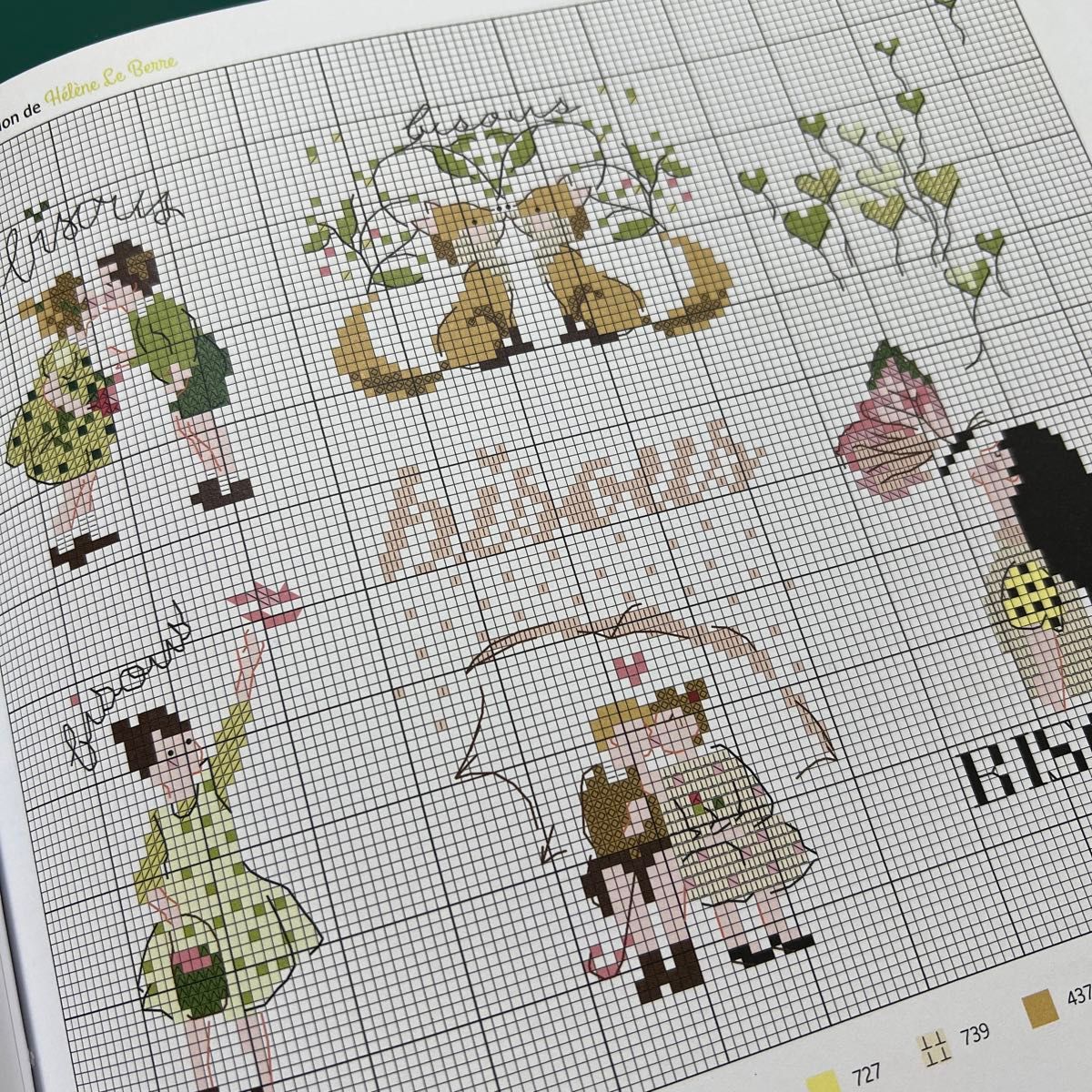 クロスステッチ洋書 Agenda point de croix 2020｜Yahoo!フリマ（旧