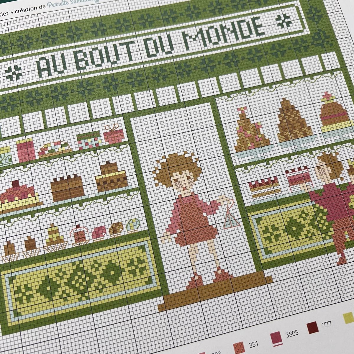 クロスステッチ洋書 Agenda point de croix 2022｜Yahoo!フリマ（旧