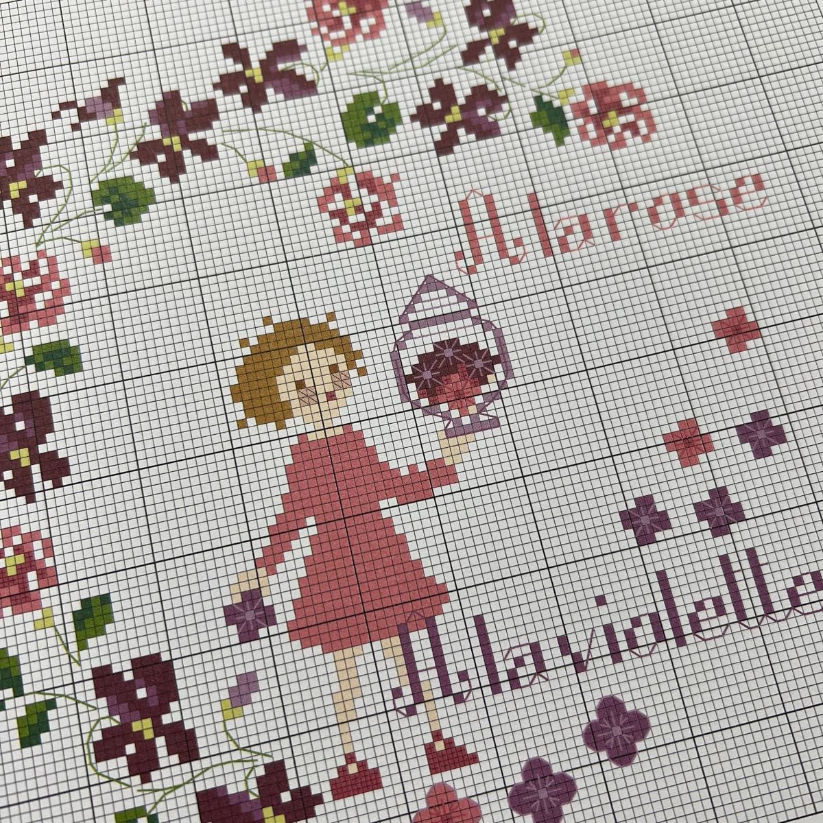 クロスステッチ洋書 Agenda point de croix 2022｜Yahoo!フリマ（旧