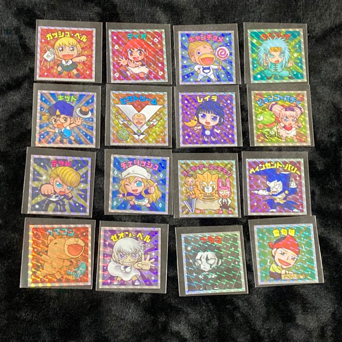 金色のガッシュ 完全版 特典キラキラシール 全16種セット｜Yahoo