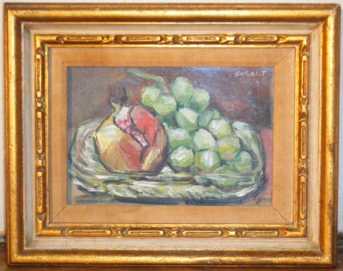 Yahoo!オークション - 【真作】絵画 作者不詳 サイン有 油彩SM 静物画