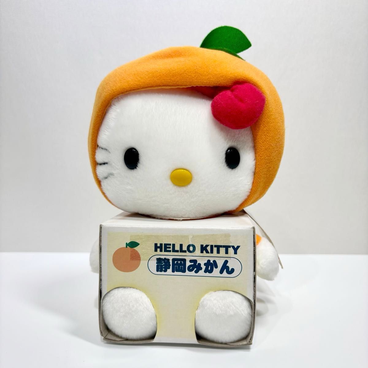 激レア】【値引げ中】ハローキティ 静岡 みかん帽子 ぬいぐるみ 激レア