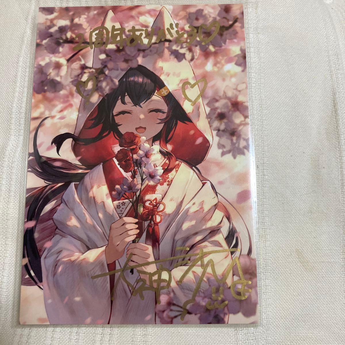 大神ミオ 活動2周年 記念 希少 ホロライブ 直筆サイン｜Yahoo!フリマ