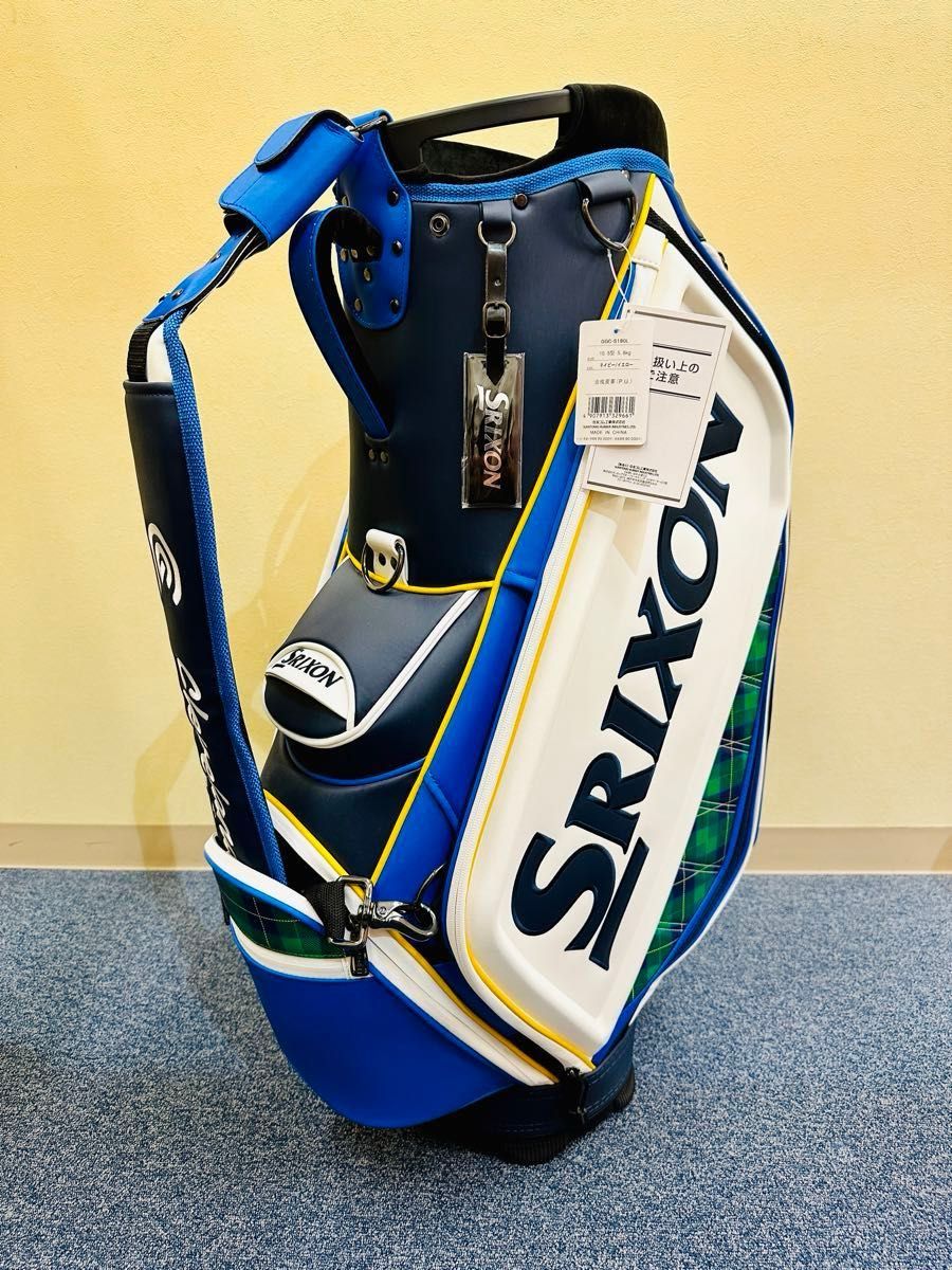 松山英樹 SRIXON TOURモデルキャディバッグ スリクソン ネイビー