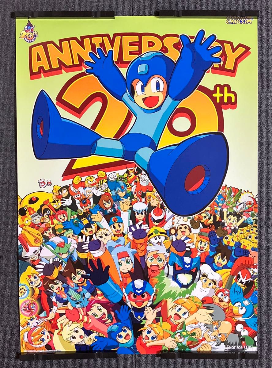 ロックマン20周年記念イベント』非売品ポスター CAPCOM カプコン X