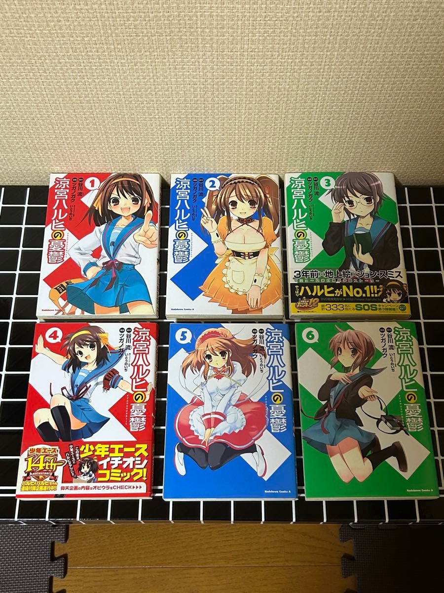 涼宮ハルヒの憂鬱 1〜12巻 涼宮ハルヒちゃんの憂鬱 1〜4巻 計16冊