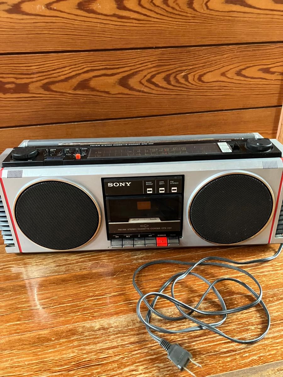 ジャンク品 SONY ソニー ステレオカセットレコーダー CFS-9900