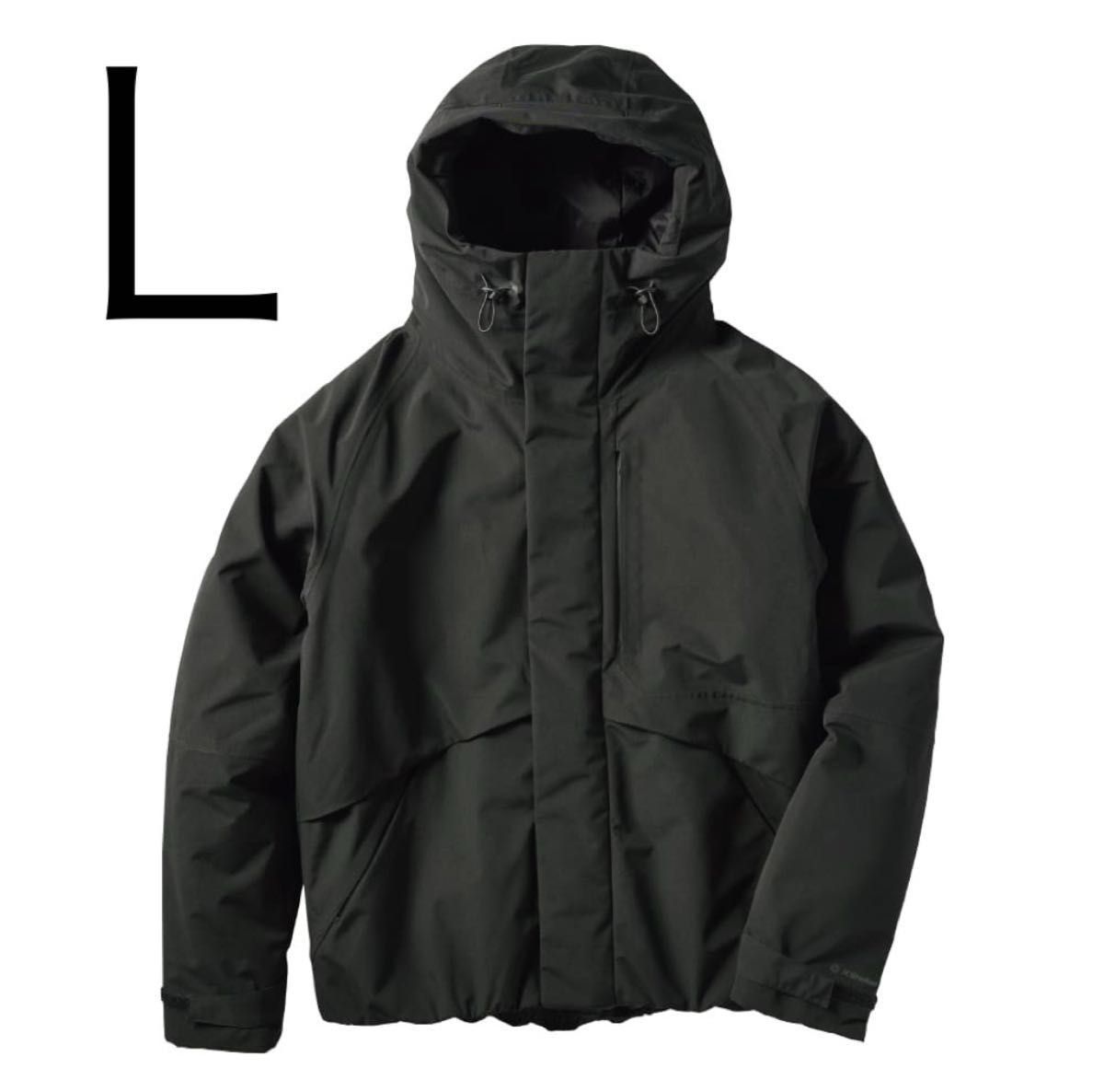 新品 エックスシェルター 断熱防水防寒ジャケット L ブラック