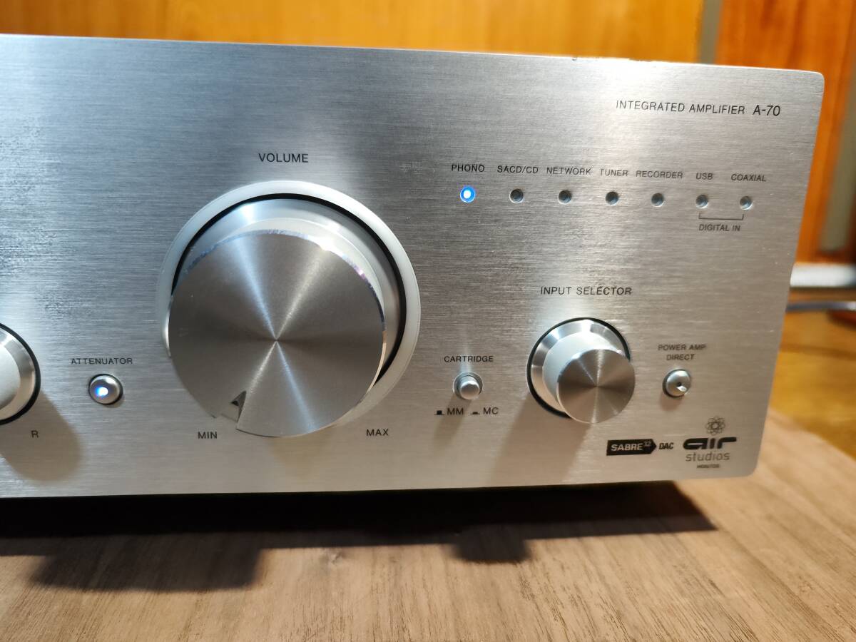 Pioneer A-70 超多機能プリメインアンプ 定価177 000円 痛快な切れ味が