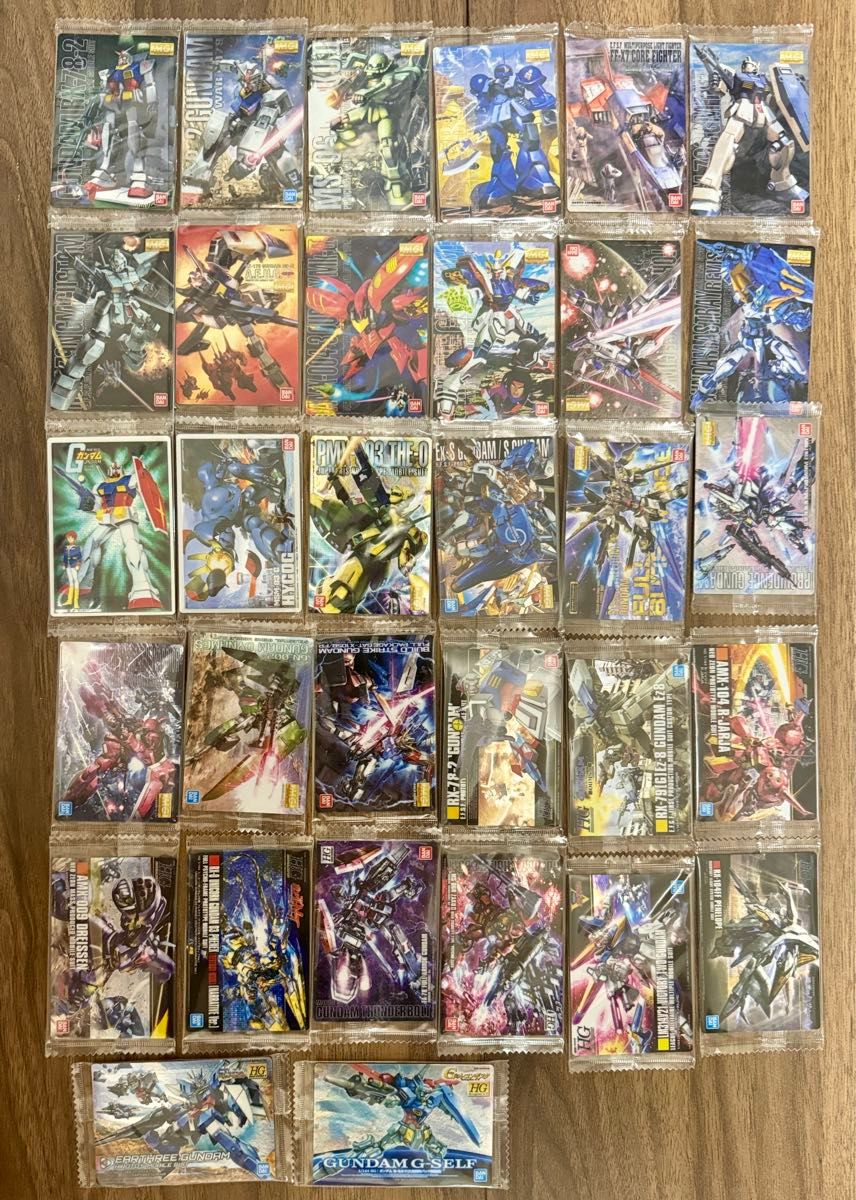未開封 ガンプラ パッケージアートコレクション コンプ 1弾〜7弾 226枚