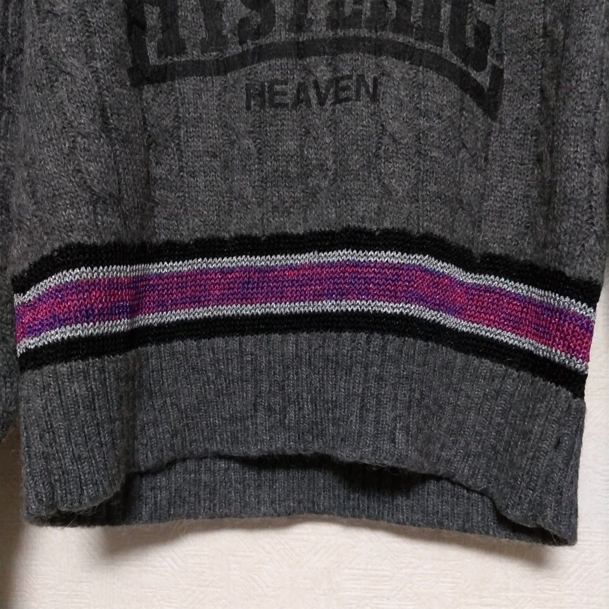 HYSTERIC GLAMOUR ヒステリックグラマー HYS SPORTS LOGO ptケーブル