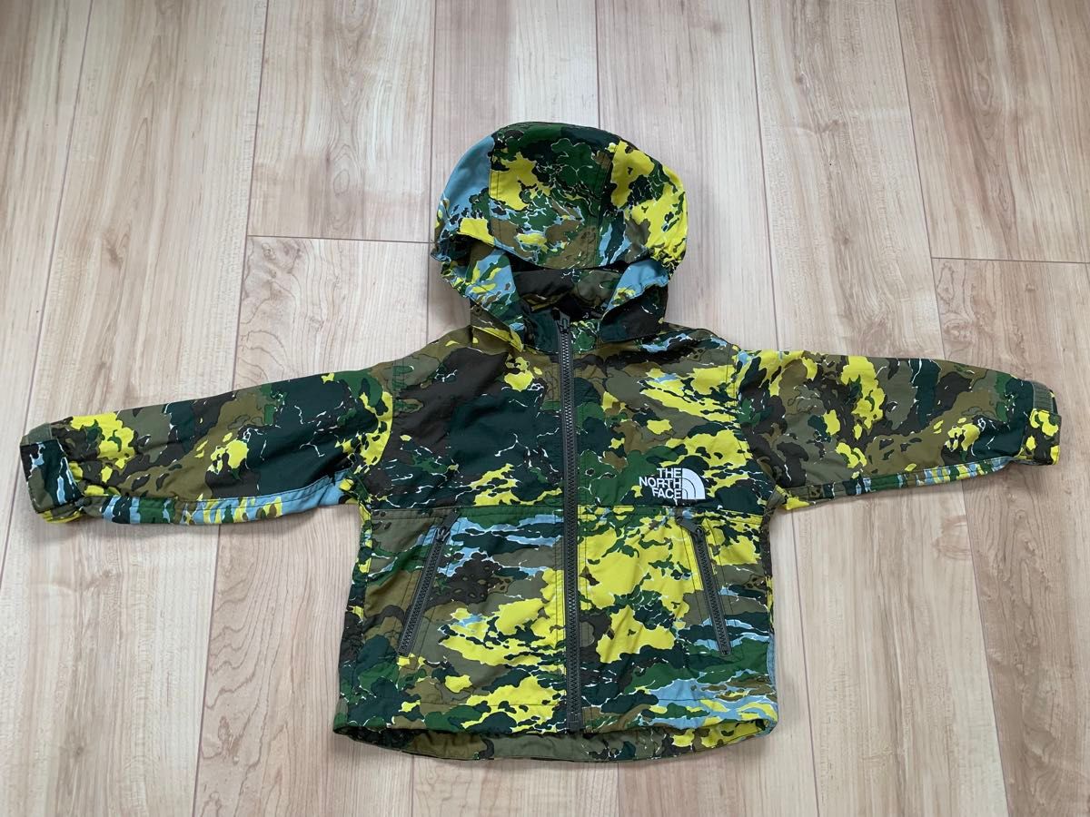 THE NORTH FACE】 ウインドブレーカー 子供服 キッズ カモフラージュ
