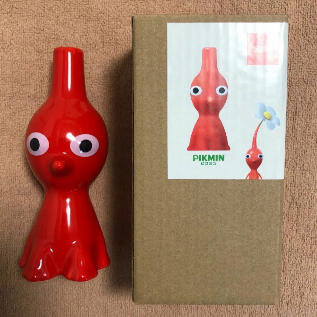 Nintendo ピクミン 一輪挿し 花瓶 陶器製 黄ピクミン 赤ピクミン 青