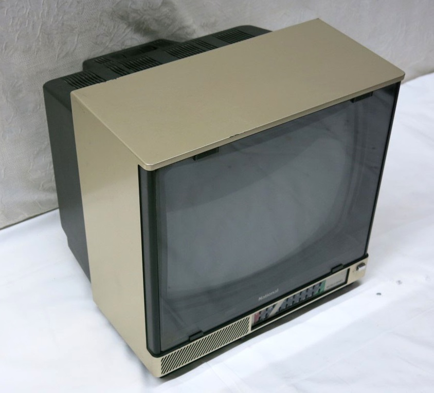 National TH-11S1 ブラウン管テレビ 昭和レトロ リモコン付き National