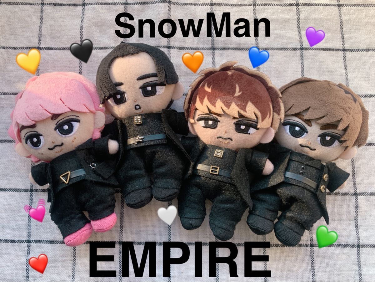 すのチル服 チルぬい服 empire すのちるぬいぐるみ用服衣装 SnowMan