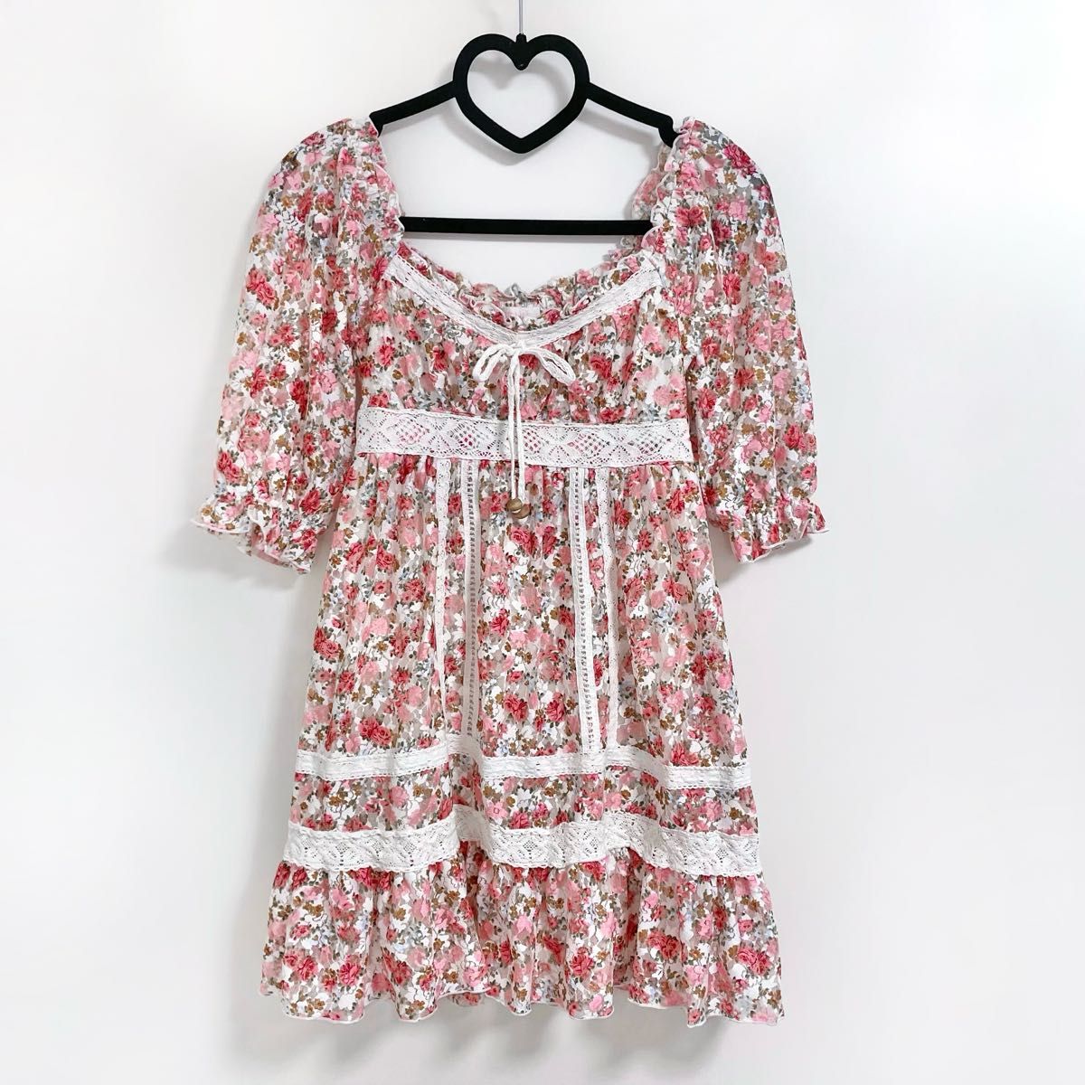 リズリサ LIZLISA 花柄 バラ ワンピース 姫系 y2k 平成ギャル｜Yahoo