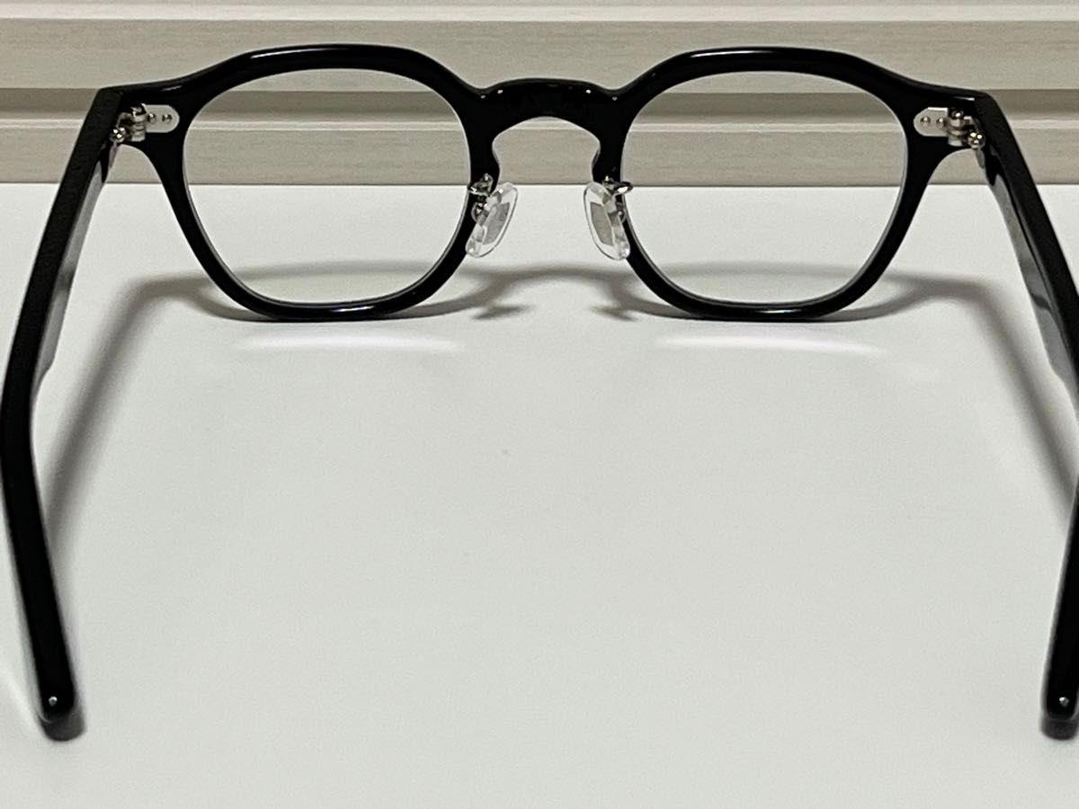 金子眼鏡 KC-60 メガネ ブラック セルフレーム フルリム ウェリントン