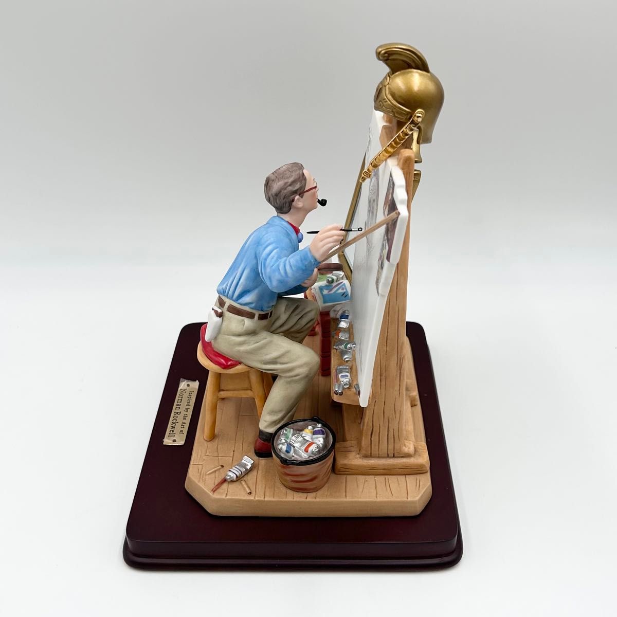 限定1000個陶器 ノーマンロックウェルトリプル セルフポートレート