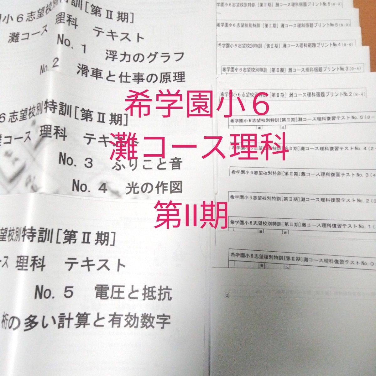 希学園小6 習熟度確認テスト 2025年 本年度 希学園 小6 習熟度確認
