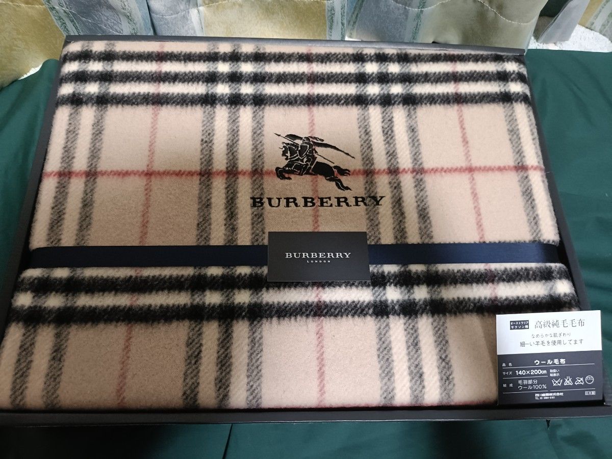 希少 BURBERRY バーバリー ウール毛布｜Yahoo!フリマ（旧PayPayフリマ）