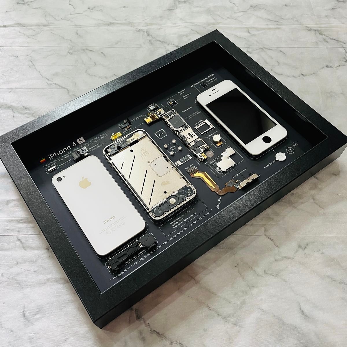 iPhone 4s 標本アート ボックスフレーム仕様｜Yahoo!フリマ（旧PayPay