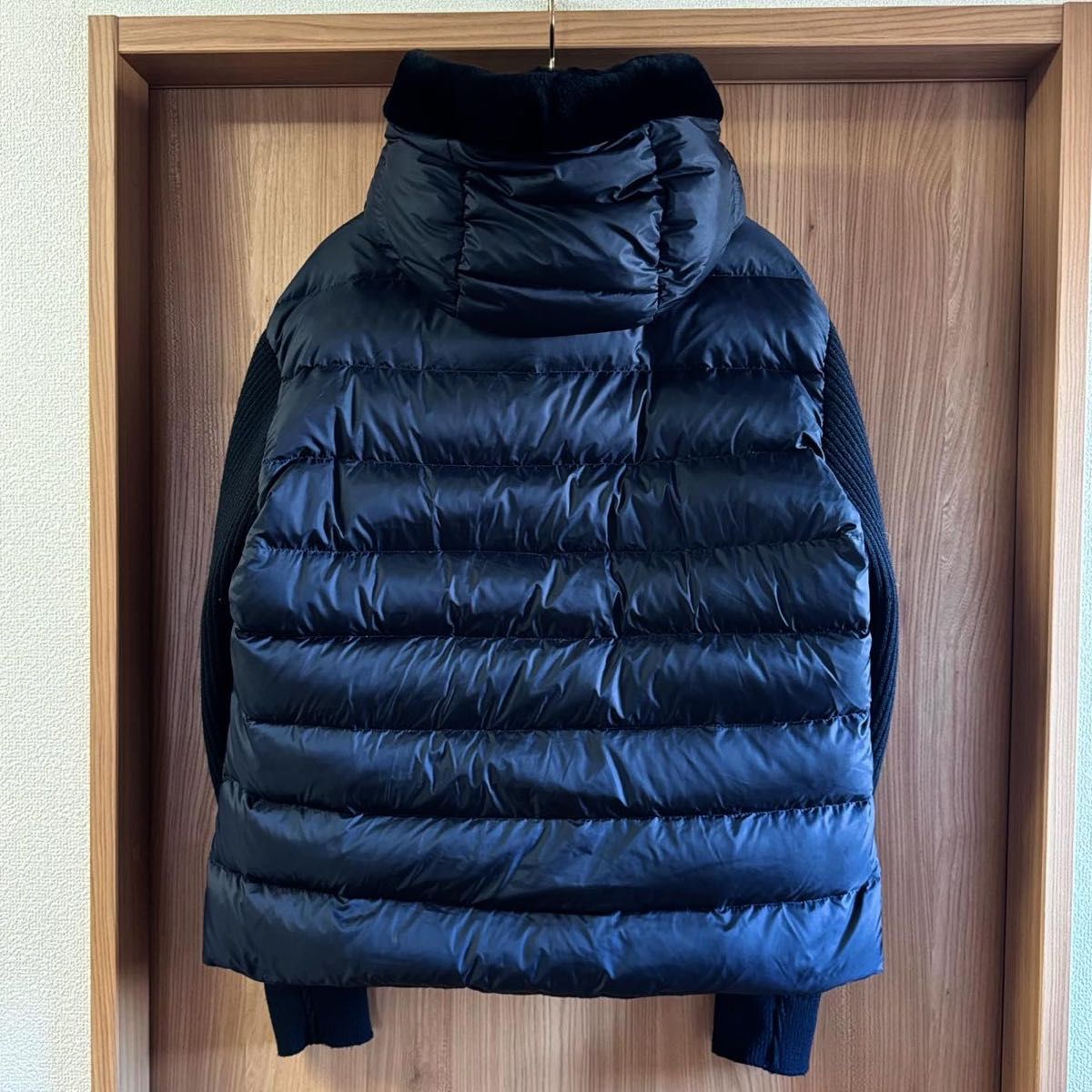 良品 EMMETI エンメティ GART ムートンレザーダウンジャケット 定価20