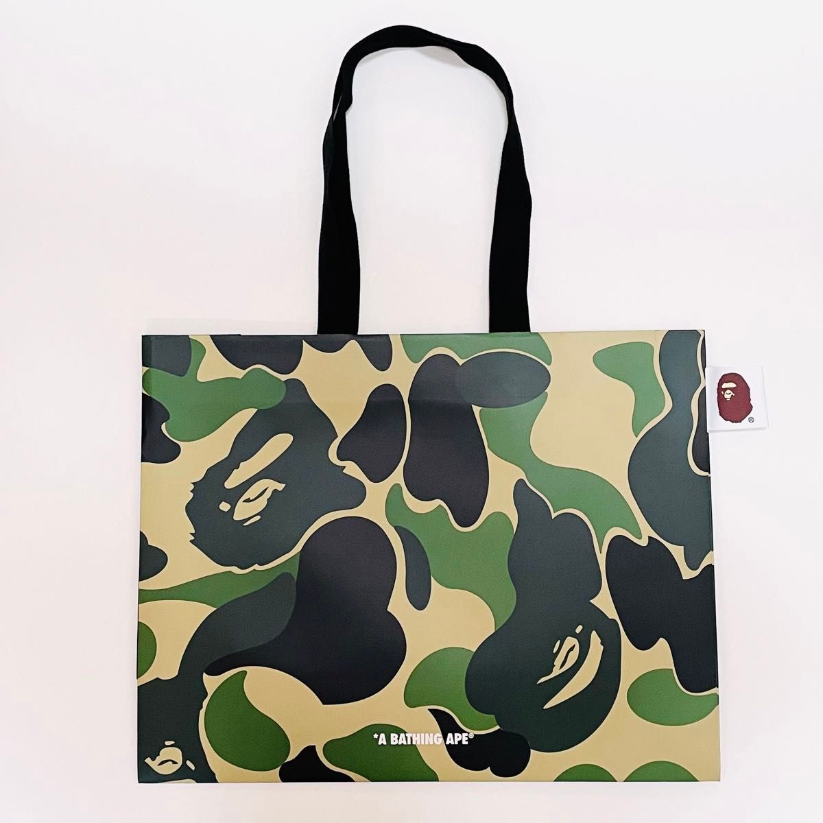 アベイシングエイプ A BATHING APE ショッパー 1枚 カモ柄 L｜Yahoo