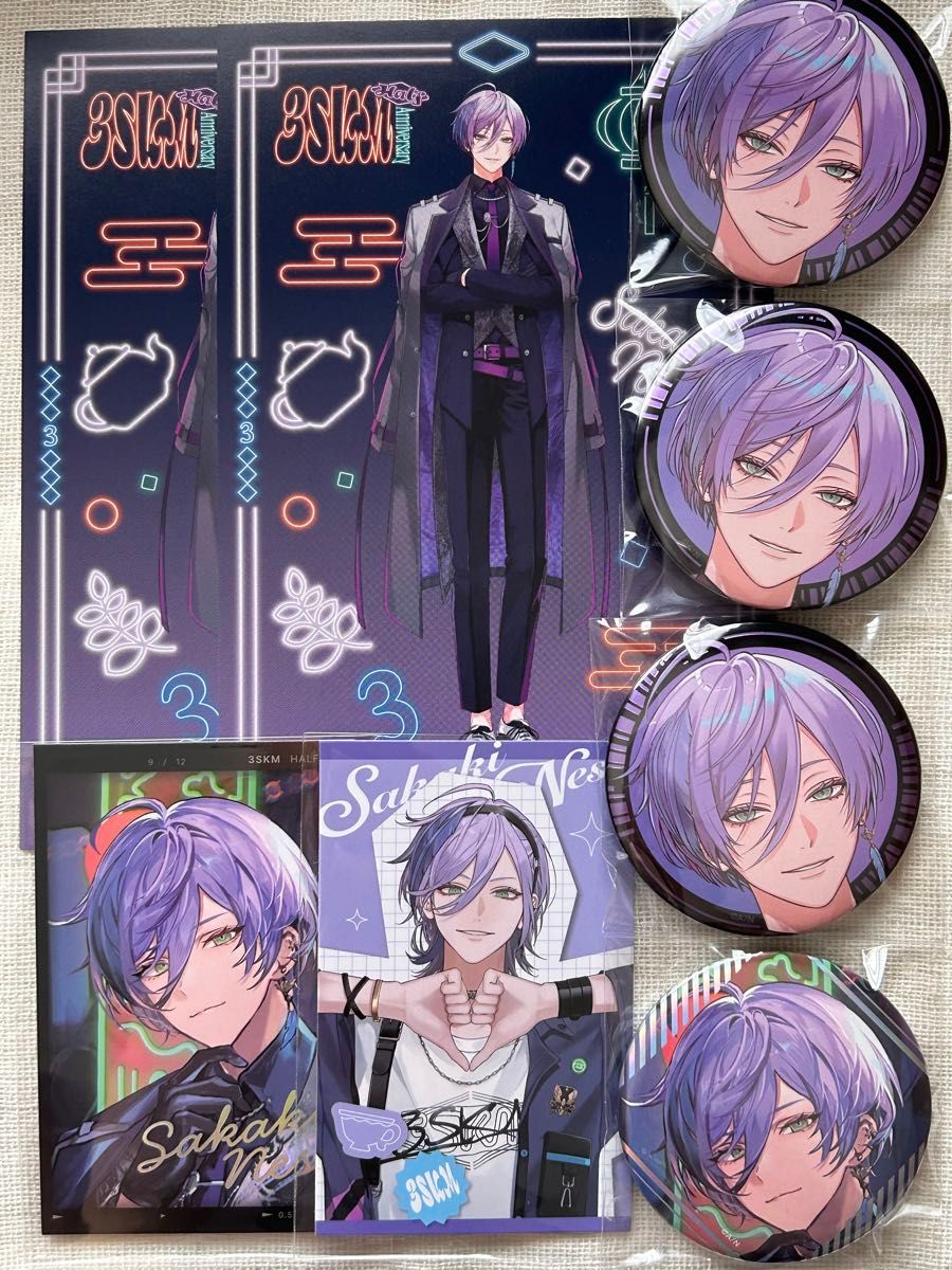 榊ネス 3SKM 缶バッジ チェキ｜Yahoo!フリマ（旧PayPayフリマ）