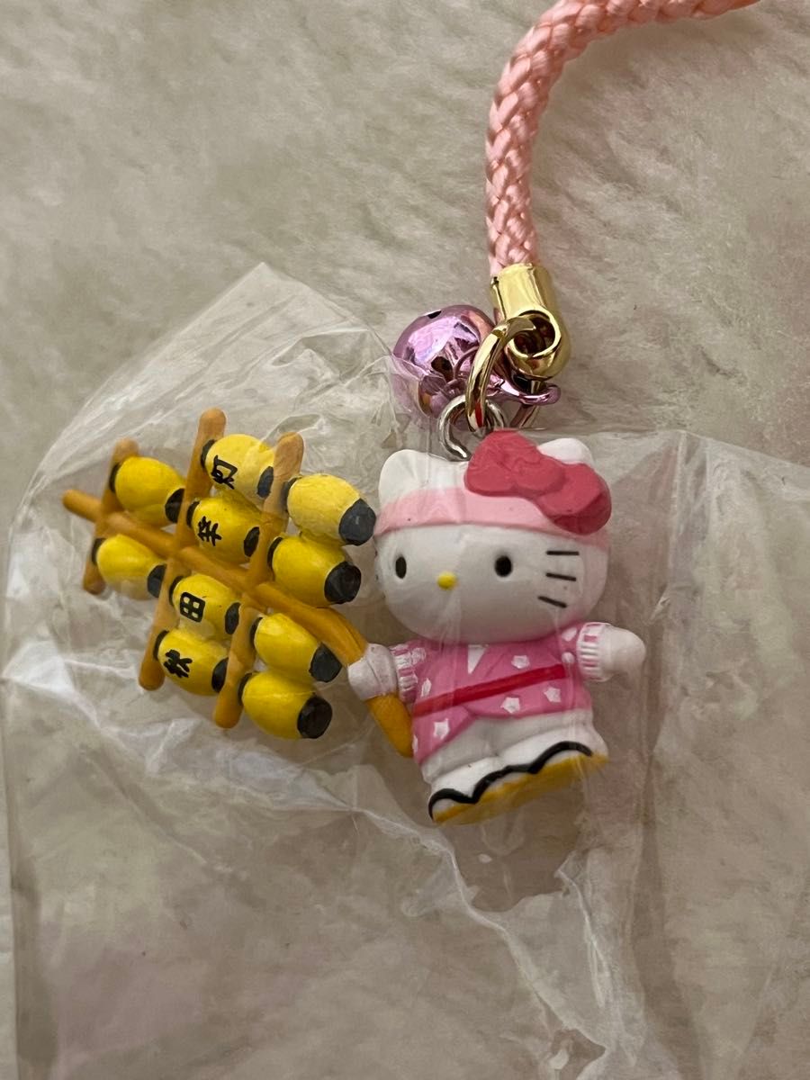 新品❤️ 根付 ストラップ ハローキティ たい焼き 提灯 平成 レトロ