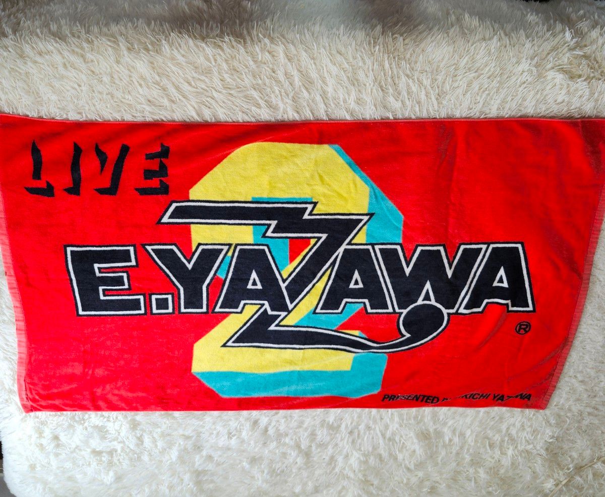 美品 超激レア 幻の矢沢永吉 ビーチタオル バスタオル 1985年ツアー