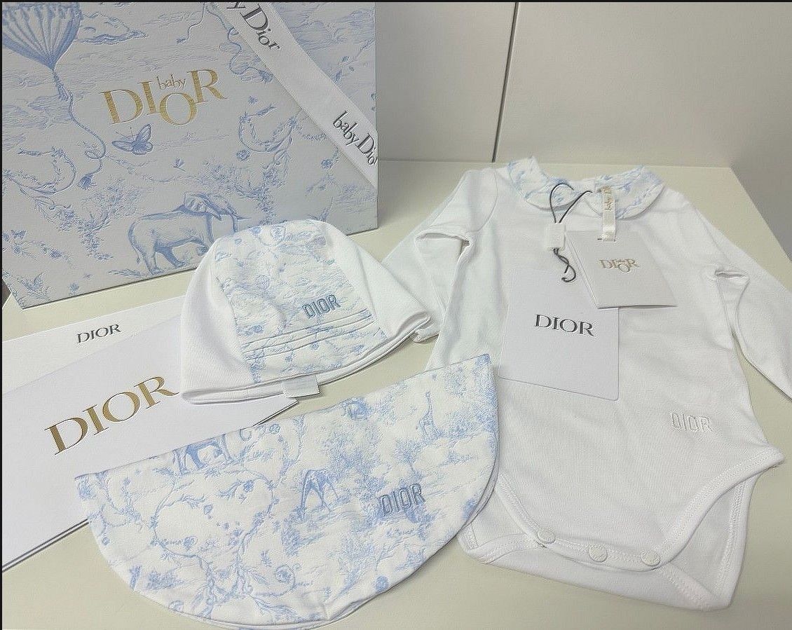 baby Dior ロンパース スタイ 帽子 セット 3M ベビー服 ベビー