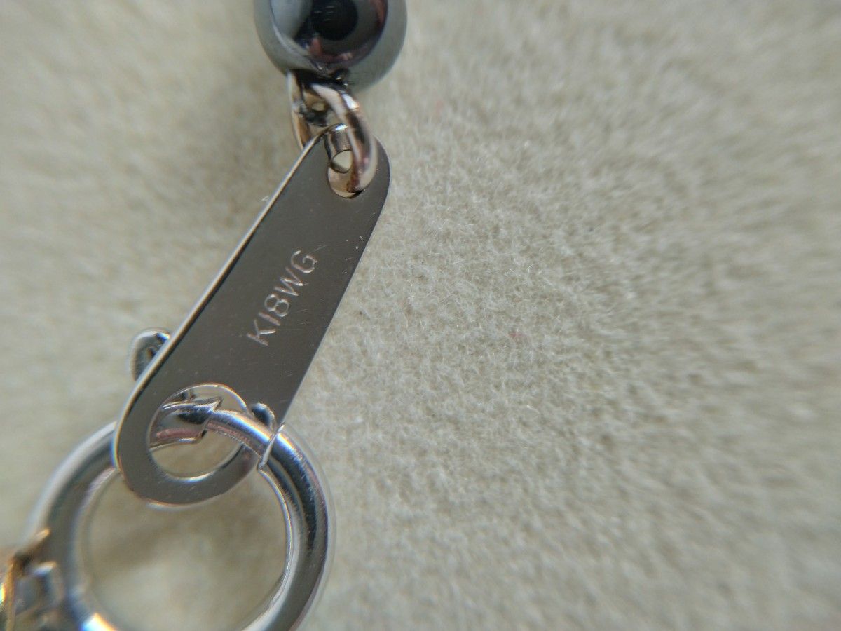 Dis Moi Materano ディモア マテラノ ネックレス K18WG 50cm｜Yahoo