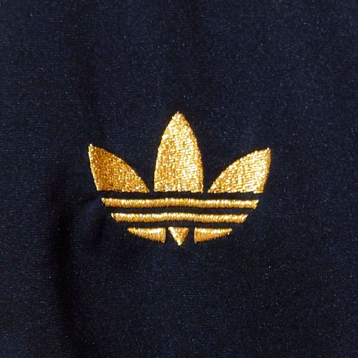 希少柄 adidas 黒 M レオパード トラックジャケット ジャージ スポーツ