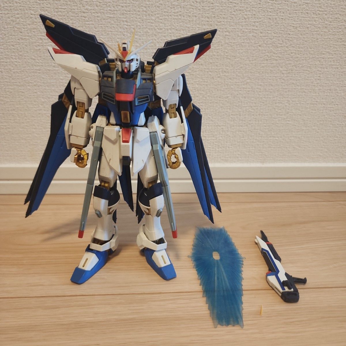 最終値段【組立済ジャンク】 MG ストライクフリーダムガンダム 破損