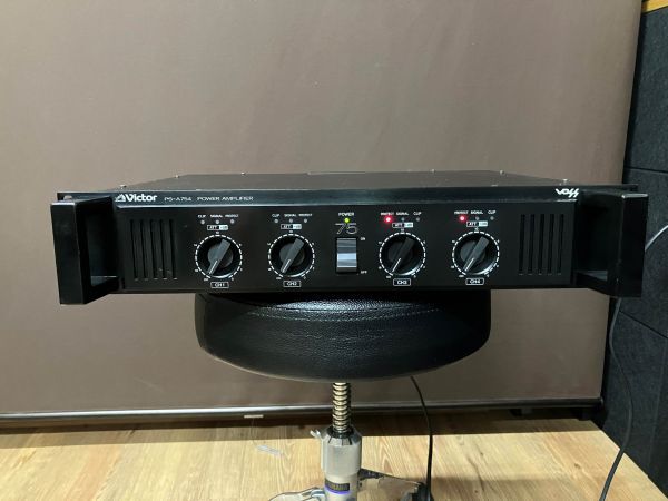 ビクター 4チャンネル パワーアンプ PS-A754 動作確認済 音響機器
